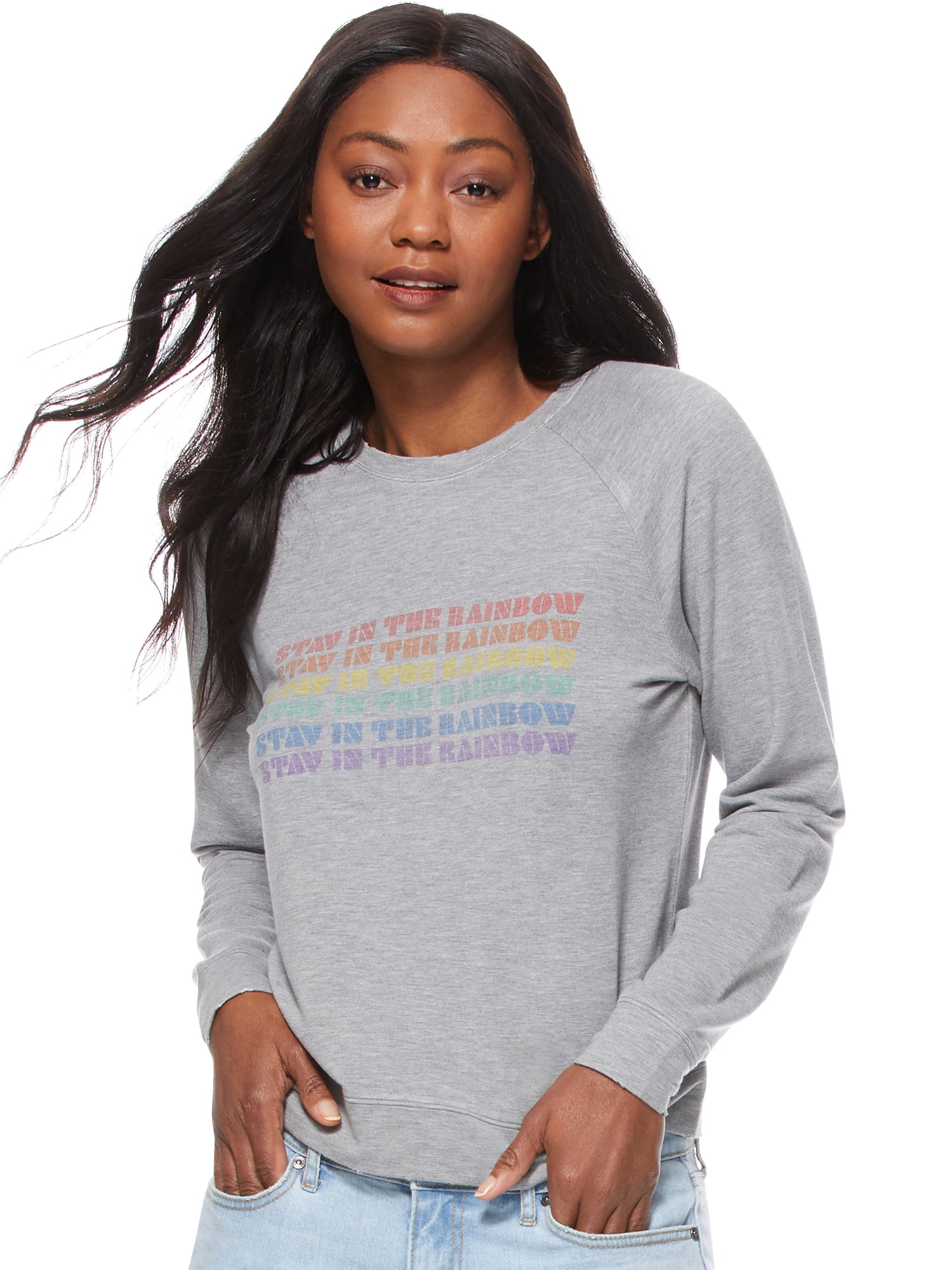 rainbow sweatshirt walmart