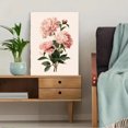 thumbnail image 5 of UXIEQU Pink Peony Floral Canvas Wall Print 15.75x11.81 Inches, 5 of 8