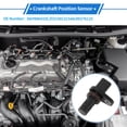 thumbnail image 2 of Ofertas Únicas 1 Sensor de Posición del Cigüeñal para VW Arteon SE, SEL 2.0 2019-2021, Resistente Metal Plástico Negro CKP Sensor de Motor, 2 of 6