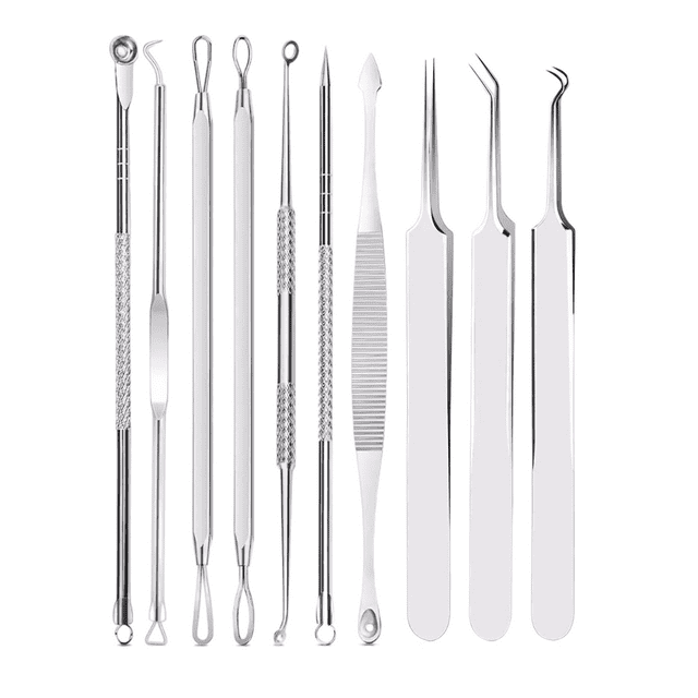 Kit Removedor Extractor Puntos Negros Espinillas y Acne Lab.G Kit de Limpieza