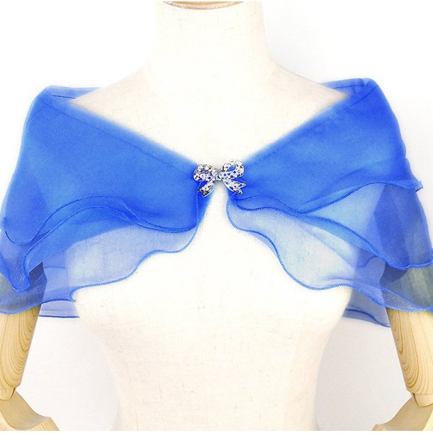 Chal de novia de moda blanco, chal de encaje, chal fino de verano, accesorios de boda