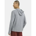thumbnail image 3 of Athletic Works Mens Butter Soft Zip Hoodie, Sizes-S-3XL, 3 of 5