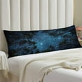 thumbnail image 3 of Galaxy Body Pillow Cover,Milky Way and Tree Forest with Starry,Night Sky Long Pillow Case Protector with Zipper Decorative Pillowcase Soft Large Pillow Cases Covers for Bed,Couch 20"x54", 3 of 6