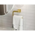 thumbnail image 2 of Pfister Brb-Bie0 Bruxie 6-7/8" Wall Mounted Towel Ring - Gold, 2 of 5