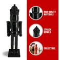 thumbnail image 4 of Modern Christmas Mantle King Nutcracker Solid Black, 4 of 9