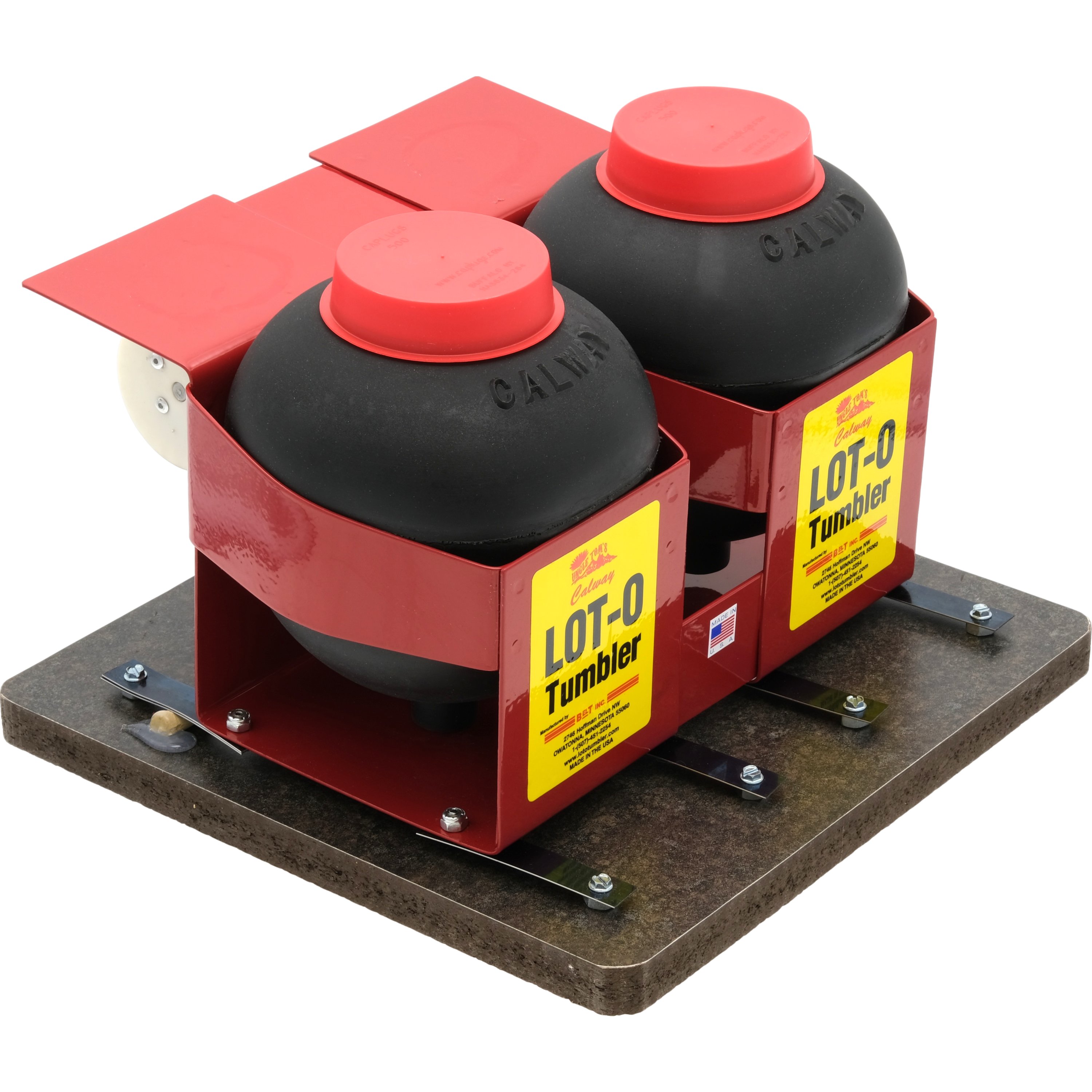 LotO Twin Double Barrel Rock Polishing Tumbler