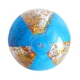 thumbnail image 1 of Pelota de playa inflable para niños, fiesta en la piscina ligera de cumpleaños, favores de jardín de PVC Azul y dorado, 1 of 8