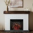 thumbnail image 3 of Country Living Jackson 55.2"W x 43.2"H x 16.1"D Electric Fireplace with Mantel Surround - White Brick, 3 of 9