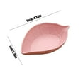 thumbnail image 3 of Taotanxi 1 Pcs Leaf Shape Sauce Dish,Small Dipping Bowls Appetizer Plates Wheat Straw Soy Sauce Dishes Multicolor Plastic Saucers Bowl Dinnerware Set for Vinegar/Salad Soy Sauce/Wasabi/Chili Oil, 3 of 6