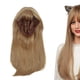 thumbnail image 1 of Peluca De Pelo Liso, Peluca De Cosplay De Pelo Falso Para Mujeres Para Fiesta De Halloween Para Niñas, 1 of 7