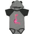 thumbnail image 3 of Inktastic Cute Pink Dinosaur Girls Baby Bodysuit, 3 of 5