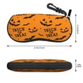 thumbnail image 2 of Bingfone Trick Or Treat Print Sunglasses Case Portable Travel Zipper Eyeglasses Case With Hook, 2 of 6