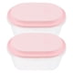 thumbnail image 1 of 1 set 2pcs cajas de pastel ovaladas de helado contenedores de heladeros de plástico Cajas, 1 of 7