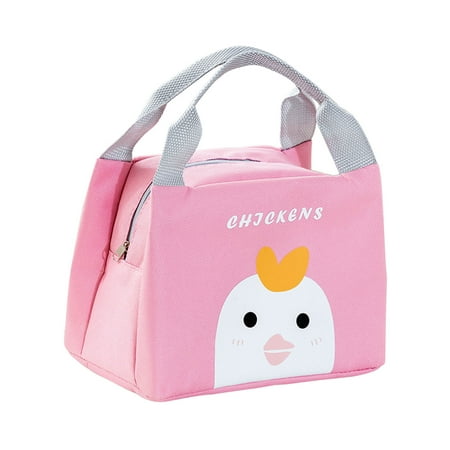 

School Year Savings Botrong Portable Cartoon Insulation Bag Thick Aluminum Foil Insulation Lunch Box Gifts for Family on Clearance