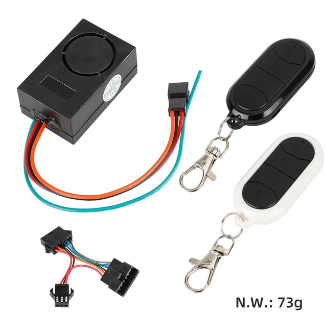 Bgsha Ebike Anti-theft Alarm 36-72V with Two Switch for For For For For Dualtron Electric Scooter