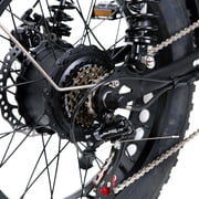NAKTO F2 Electric Bike for Adults, 20 x 4 Fat Tire All-Terrain Ebike with 750W Motor, 48V 16Ah Removable Battery, 60 Miles Long Range, Shimano 6-Speed, Dual Disc Brakes, Black