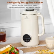 Nut Milk Maker 40 oz Almond Oat Soy Milk Maker Blender with Self-Cleaning, Delay Start and Keep Warm, Homemade Dairy-Free Milk Machine for Hot & Cold Drinks