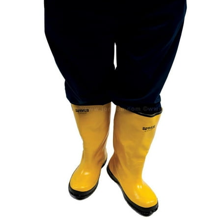 Image of 1Pc Servus 16 Yellow StrapOn Boot Size 10