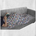thumbnail image 6 of Polish Folk Art Soft Flannel Fleece Throw Blanket, Slavic Floral Motif Repetition Cultural Ornamental Graphic, Cozy Plush for Indoor and Outdoor Use, 50" x 60", Multicolor, by Ambesonne, 6 of 6