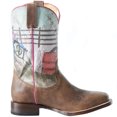 thumbnail image 4 of Roper Boys 09-119-7022-8456   Barrel Racer Square Toe Cowgirl Boot 5 Brown, 4 of 5
