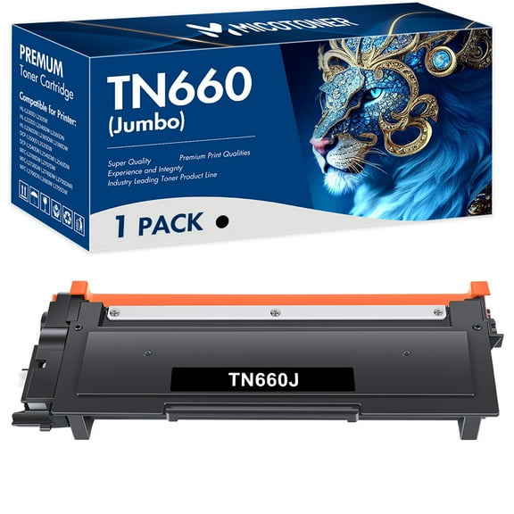 MICOTONER Compatible Toner Cartridge for Brother TN-660 TN660 HL-L2320D L2340DW L2360DN, DCP-L2540DN L2540DW L2560DW, MFC-L2740DW L2700DWR L2700DN High Yield (Black 1-Pack)