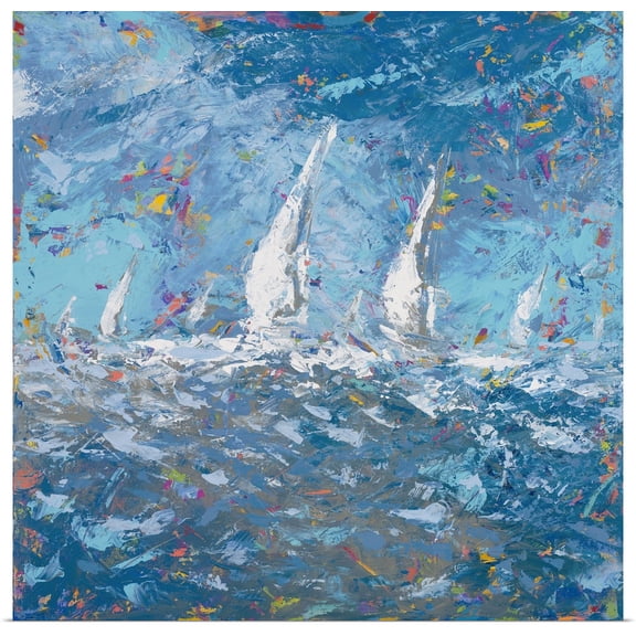 Great BIG Canvas | "Sailing I" Art Print - 30x30