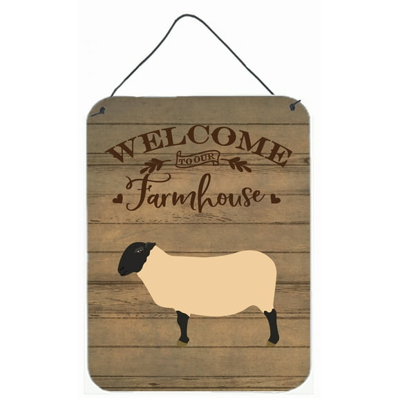 Carolines Treasures Suffolk Sheep Welcome Door Hanging Prints wall-decor, Multicolor