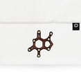 thumbnail image 2 of Dalix Chocolate Molecule Beanie Cap Dalix Chocolate Molecule Embroidered Beanie Hat Knit Cozy Cap Cold Weather Mens in White, 2 of 5