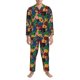 thumbnail image 3 of Fotbe Colored Guitars Pijama de Hombre con Estampado de Manga Larga, Conjunto de 2 Piezas, Ropa de Dormir Suave y Cómoda con Bolsillos-X-Large, 3 of 7