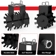 thumbnail image 4 of Disc Harrow Implements ATV Food Plot Equipment Impact Implements ATV/UTV Disc Harrow Plow Scraper Blade for Improving Soil Quality and Crop Yield Break up Ground (Disc Harrow), 4 of 7