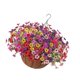 thumbnail image 3 of Cesta colgante de flores artificiales, adorno para colgar plantas, cadena, maceta, planta colgante falsa para jardín, patio, decoración del hogar A, 3 of 8