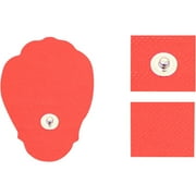 HealthmateForever Large Snap-on Hand-Shaped Red Conductive Pads