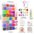 thumbnail image 3 of LotFancy 32 Colors Rubber Band Bracelet Kit, Loom Bracelet Making Refill Kit for Adults Ages 12+, 3 of 8