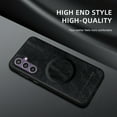 thumbnail image 5 of for Samsung Galaxy A25 5G Premium PU Leather + TPU Back Case, Magsafe Anti-Scratch Lightweight Ultra Slim Shockproof Protective Anti-Fall Business Phone Case for Samsung Galaxy A25 5G, Black, 5 of 9
