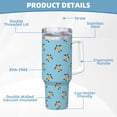 thumbnail image 5 of Bingfone Turtle for 40 Oz Stainless Steel Travel Mug Double Wall Water Coffee Cup for Home,Office, Outdoor Works Great for Ice Drinks and Hot Beverage, 5 of 8