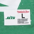 thumbnail image 5 of Men's Mitchell & Ness  White New York Jets Team Burst Vintage Logo T-Shirt, 5 of 5