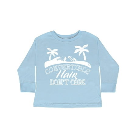 

Inktastic Convertible Hair Don t Care Car Silhouette Gift Toddler Toddler Girl Long Sleeve T-Shirt