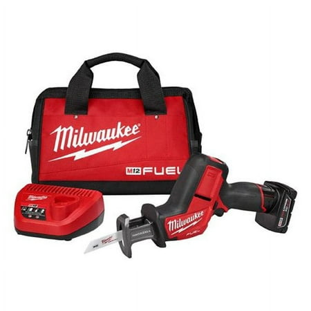 UPC: 0045242318834 | Milwaukee 2520-21XC – M12 Fuel Hackzall 5/8  12V 4.0Ah Cordless Straight Handle Reciprocating Saw Kit