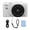 White, variant on Riousery 5K Digital Camera for Photography Anti Shake WiFi 75MP Autofocus Video Camera with 18X Digital Zoom Compact Travel Vlogging Camcorder 64GB White (6.69 inches / 17 cm)