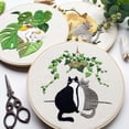 thumbnail image 5 of Dalrosia Cat Embroidery Kits for Beginners, Embroidery Kits for Adults, Easy Embroidery Kit, 5 of 8