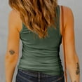 thumbnail image 7 of Youmylove Women Tank Tops Elegant Solid Color Sleeveless V Neck Knit Ribbed Top Casual Summer Tank Blouse Workout Casual Shirt, 7 of 7