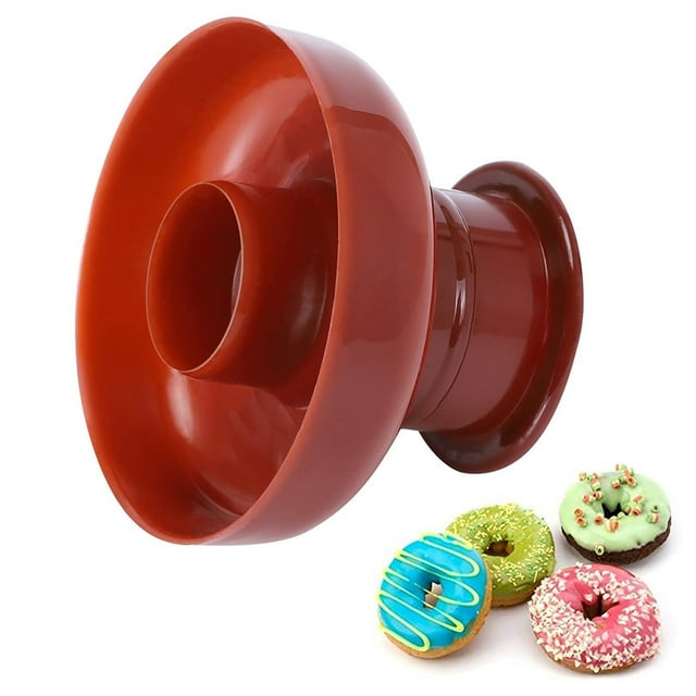 Crea pasteles perfectos con esta herramienta para hornear, cortador de donas y molde de panadería para postres y pasteles deliciosos Molde para donas DIY