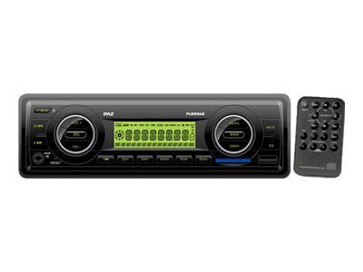 Pyle PLMR86B AM/FM-MPX Electronic Tunning Radio with USB/SD/MMC Black Color Unit 