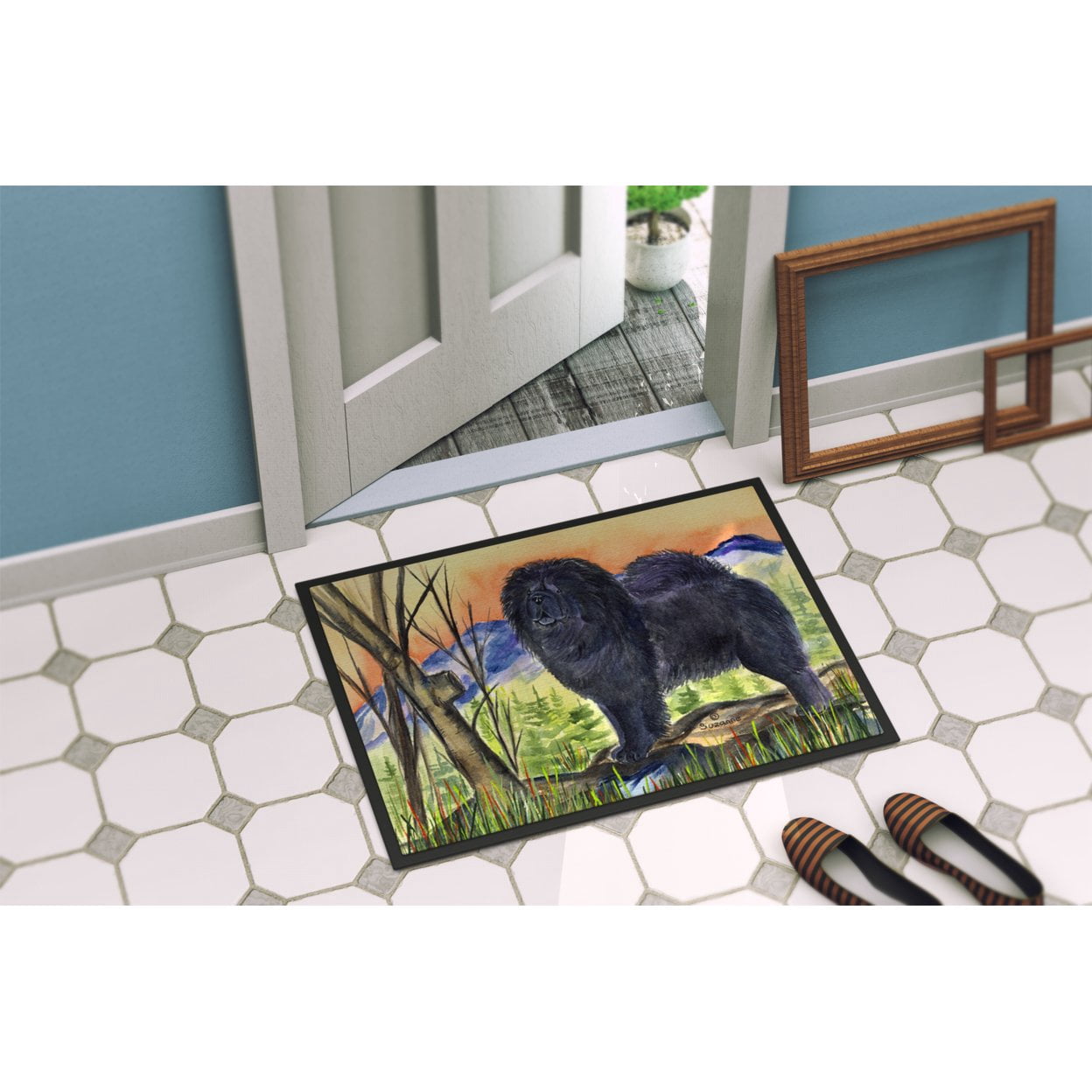 Carolines Treasures SS7005JMAT Chow Chow Doormat 24x36 36"L x 24"W multicolor