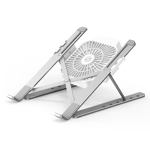 Bearachild Soporte plegable para portátil y tableta Soporte para Pro Soporte para portátil con ventilador de refrigeración para facilitar su Juegos de teclado y mouse para computadora