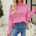 thumbnail image 4 of BLVB Women's Fall Sweaters Trendy Crew Neck Long Sleeve Solid Casual Ribbed Knit Pullover Sweater Tops, 4 of 9