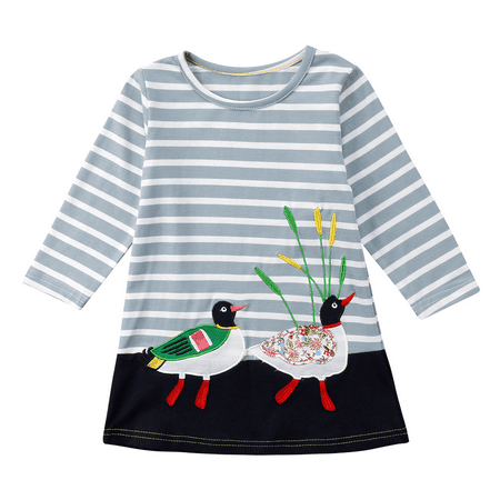 

Pudcoco Unicorn Baby Girl Dress With Animals Princess Dresses For Kids