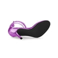 thumbnail image 3 of BLISSFUL STEP Women's Sandals Dress Shoes Stiletto Heels Clear Strap Lace up Sandals, 3 of 8