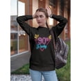 thumbnail image 2 of 90s Party. Sweatshirt Women -Image by Shutterstock, Female Large, 2 of 4