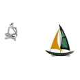 thumbnail image 1 of Figura de lector abstracto,Estatua de pensador abstracto,arte,manualidades,decoraciones,Figura de velero,Escultura de velero de hierro para decoración de oficina y hogar,Estatua de barco de, 1 of 8